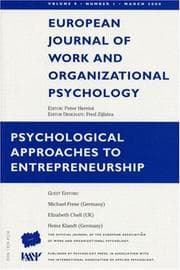 Tapa de Psychological Approaches to Entrepreneurship