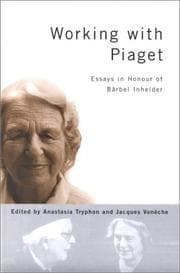 Tapa de Working with Piaget