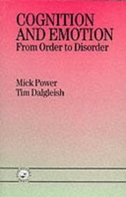 Tapa de Cognition and emotion