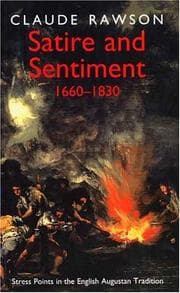 Tapa de Satire and Sentiment 1660-1830