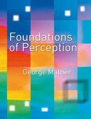 Tapa de Foundations of perception