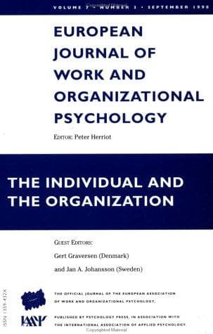 Tapa de The Individual And The Organization