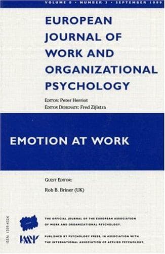 Tapa de Emotion at Work