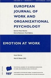 Tapa de Emotion at Work