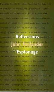 Tapa de Reflections on espionage