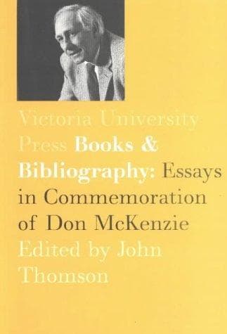 Tapa de Books and Bibliography