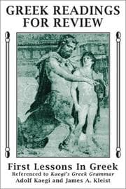 Tapa de Greek Readings for Review