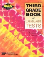 Tapa de Third Grade Book of Language Tests (Basic, Not Boring)