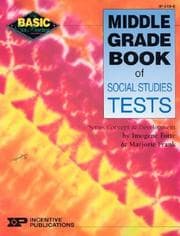 Tapa de Bnb Middle Grade Book of Social Studies Tests (Basic Not Boring)