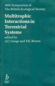 Tapa de Multitrophic interactions in terrestrial systems