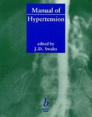 Tapa de Manual of hypertension