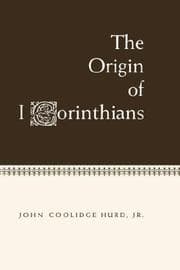 Tapa de The origin of I Corinthians