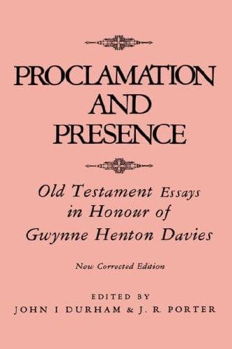 Tapa de Proclamation and Presence
