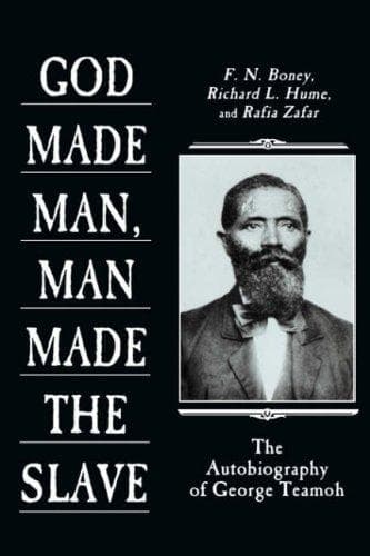 Tapa de God made man, man made the slave