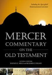 Tapa de Mercer commentary on the Old Testament
