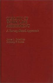 Tapa de Quality of work life assessment