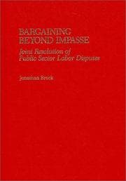 Tapa de Bargaining beyond impasse