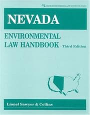 Tapa de Nevada environmental law handbook