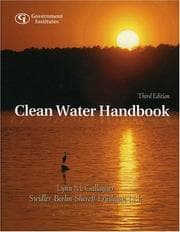 Tapa de Clean water handbook