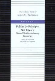Tapa de Politics by principle, not interest