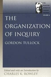Tapa de The Organization of Inquiry (Tullock, Gordon. Selections. V. 3.)