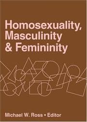 Tapa de Homosexuality and social sex roles