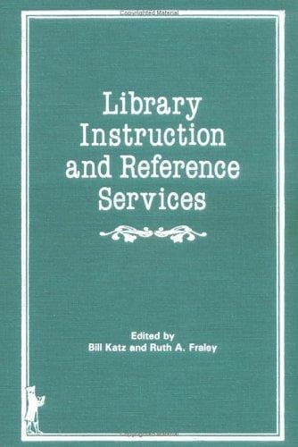 Tapa de Library instruction and reference services