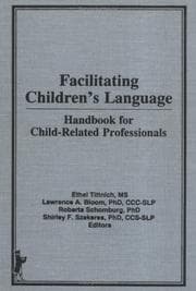 Tapa de Facilitating children's language