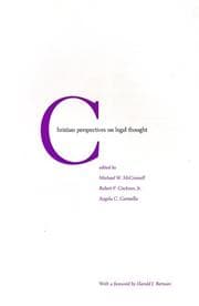 Tapa de Christian perspectives on legal thought