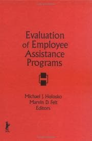 Tapa de Evaluation of employee assistance programs
