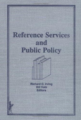 Tapa de Reference services and public policy