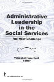 Tapa de Administrative leadership in the social services