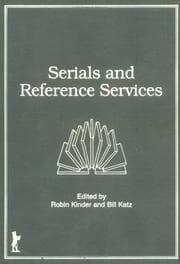 Tapa de Serials and reference services