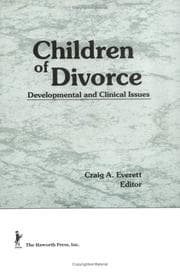 Tapa de Children of divorce