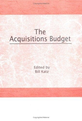 Tapa de The Acquisitions budget