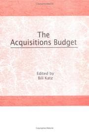 Tapa de The Acquisitions budget