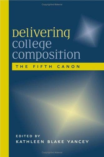 Tapa de Delivering college composition
