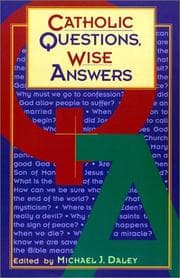 Tapa de Catholic Questions, Wise Answers