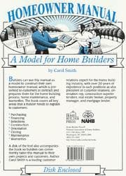 Tapa de Homeowner manual