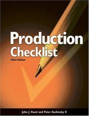 Tapa de Production checklist for builders and superintendents