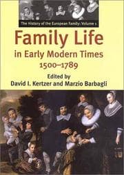 Tapa de The history of the European family