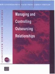 Tapa de Managing the outsourcing relationship