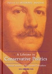 Tapa de A Lifetime in Conservative Politics