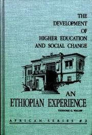 Tapa de The development of higher education and social change