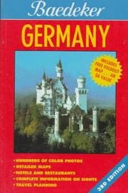 Tapa de Baedeker Germany (Baedeker's Germany)