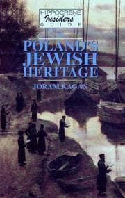 Tapa de Hippocrene insiders' guide to Poland's Jewish heritage