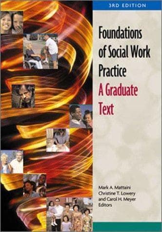 Tapa de Foundations of social work practice