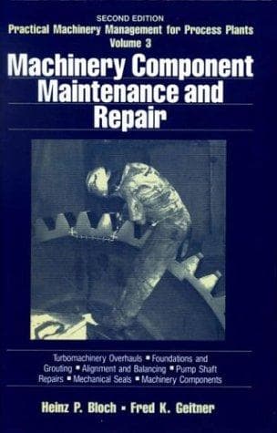 Tapa de Machinery component maintenance and repair