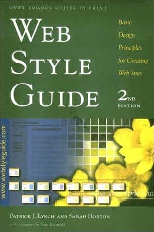 Tapa de Web Style Guide