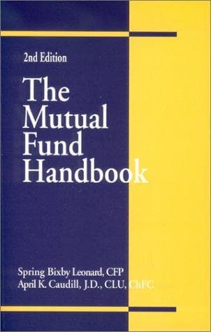 Tapa de Mutual Fund Handbook